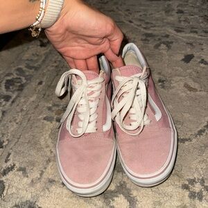 Vans Women's Dusty Pink Suede Sneakers